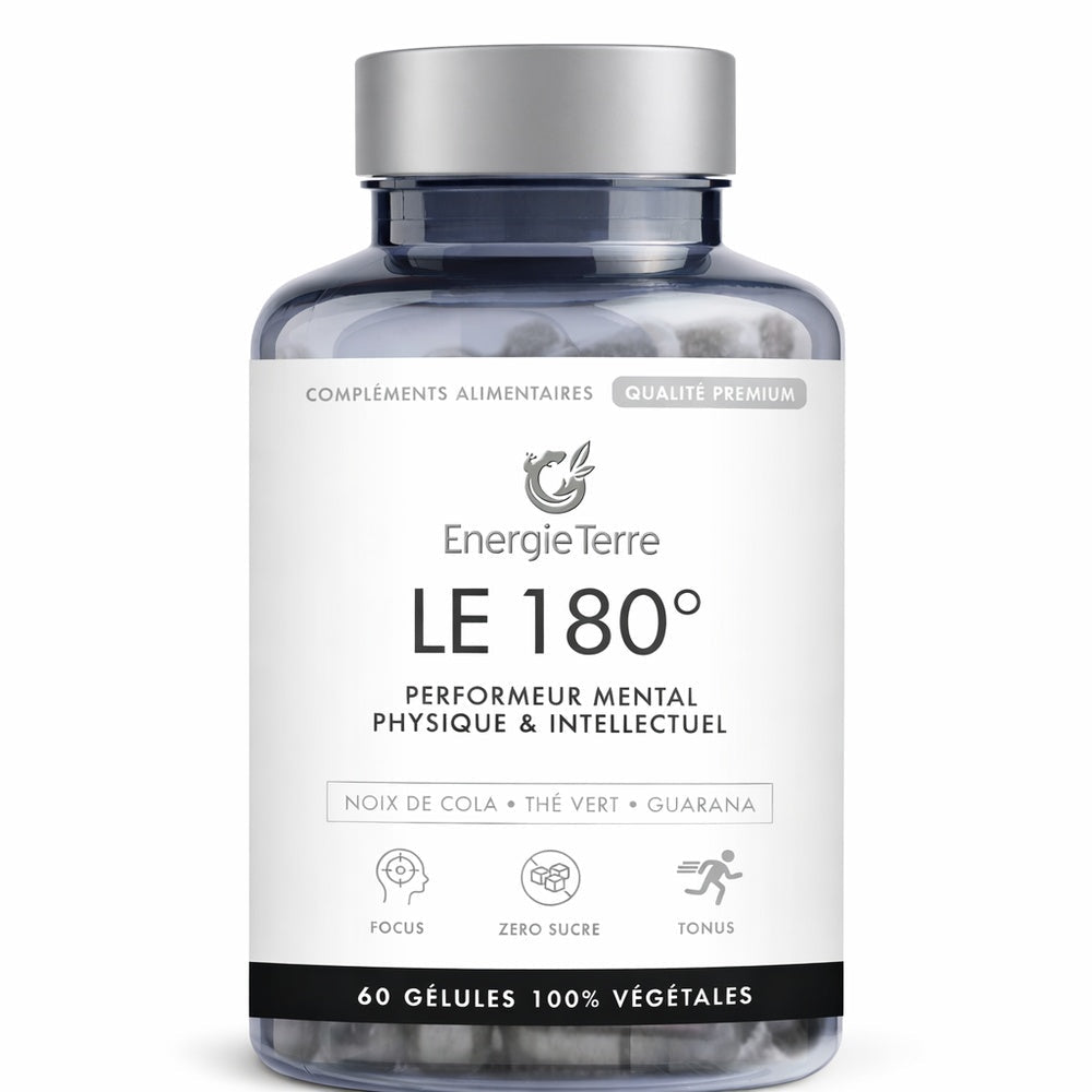 Le 180° - Booster Énergie Naturel Longue Durée - Terre et Trésors
