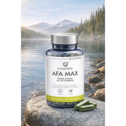 AFA MAX - Algue Klamath Pure - Complément Alimentaire Naturel - Terre et Trésors