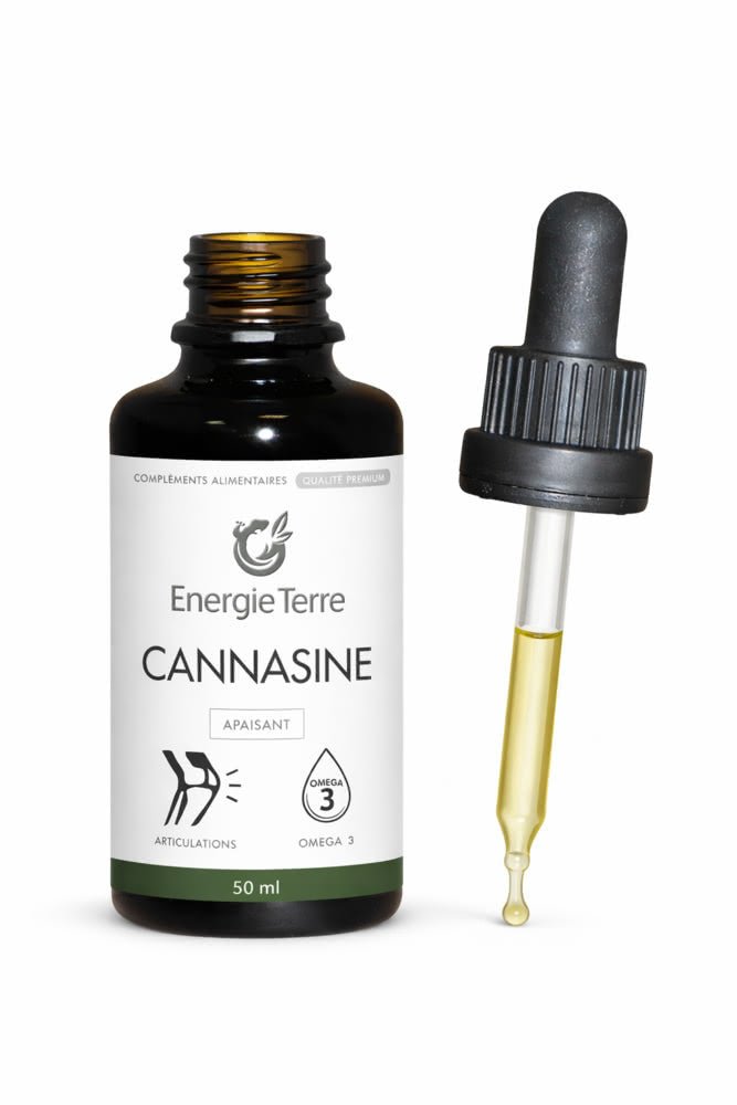 Cannasine Bio - Huile Apaisante Oméga 3 - 6 - 9 | Terre et Trésors - Terre et Trésors