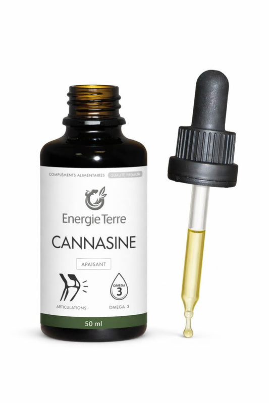 Cannasine Bio - Huile Apaisante Oméga 3 - 6 - 9 | Terre et Trésors - Terre et Trésors