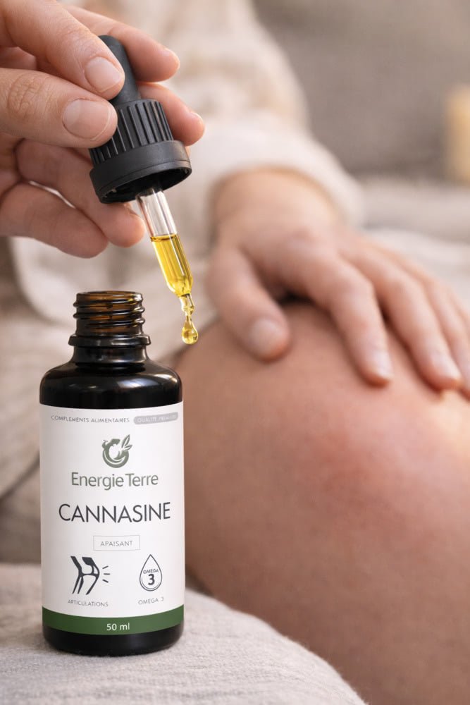 Cannasine Bio - Huile Apaisante Oméga 3 - 6 - 9 | Terre et Trésors - Terre et Trésors