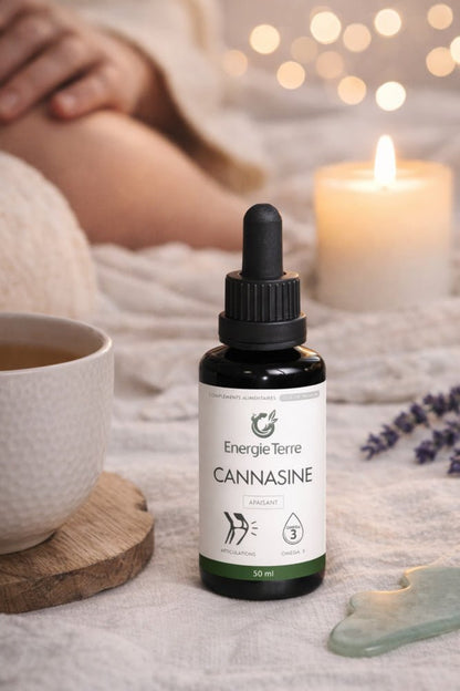 Cannasine Bio - Huile Apaisante Oméga 3 - 6 - 9 | Terre et Trésors - Terre et Trésors