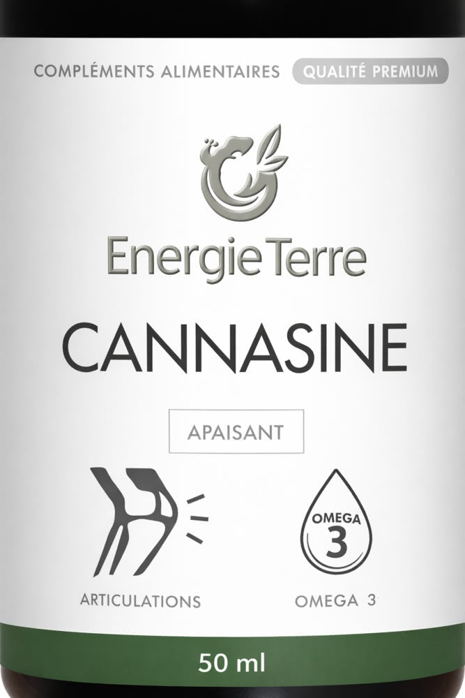 Cannasine Bio - Huile Apaisante Oméga 3 - 6 - 9 | Terre et Trésors - Terre et Trésors