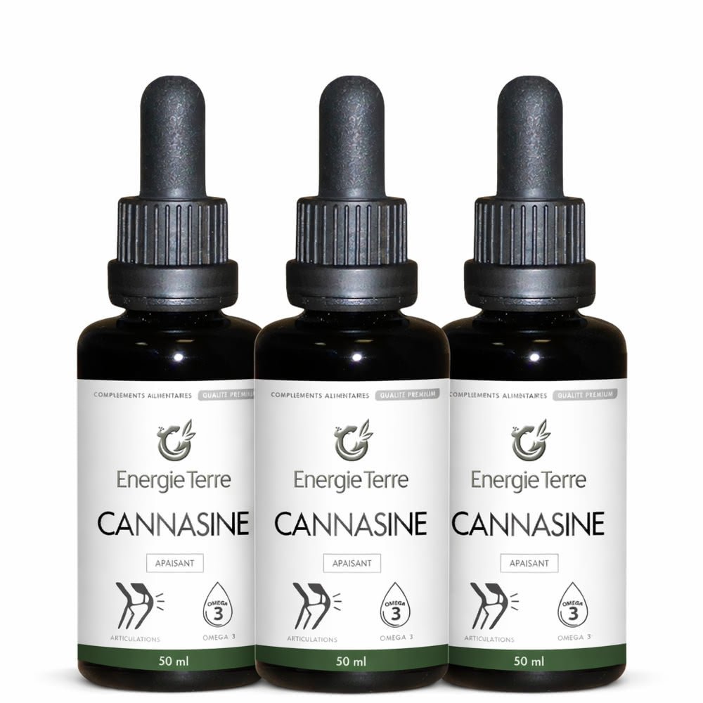 Cannasine Bio - Huile Apaisante Oméga 3 - 6 - 9 | Terre et Trésors - Terre et Trésors