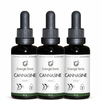 Cannasine Bio - Huile Apaisante Oméga 3 - 6 - 9 | Terre et Trésors - Terre et Trésors