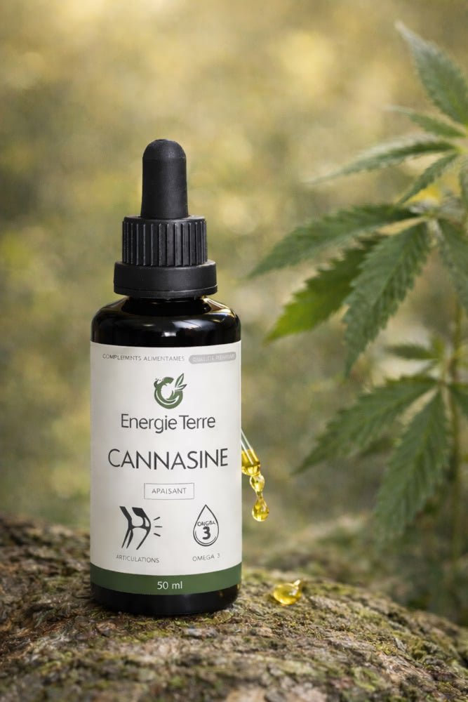 Cannasine Bio - Huile Apaisante Oméga 3 - 6 - 9 | Terre et Trésors - Terre et Trésors