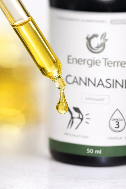 Cannasine Bio - Huile Apaisante Oméga 3 - 6 - 9 | Terre et Trésors - Terre et Trésors
