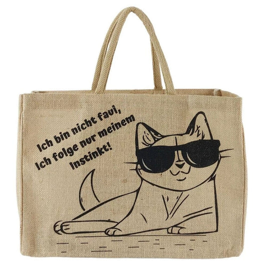 Grand Sac Cabas Jute Naturel 25L | Courses Réutilisable - Terre et Trésors