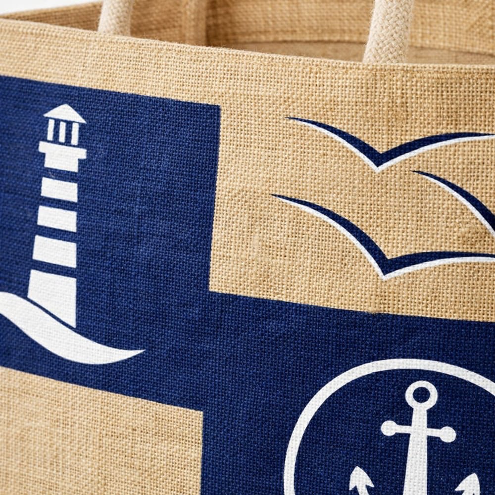 Grand Sac Jute Domelo Maritime 25L | Sunsa - Terre et Trésors - Terre et Trésors