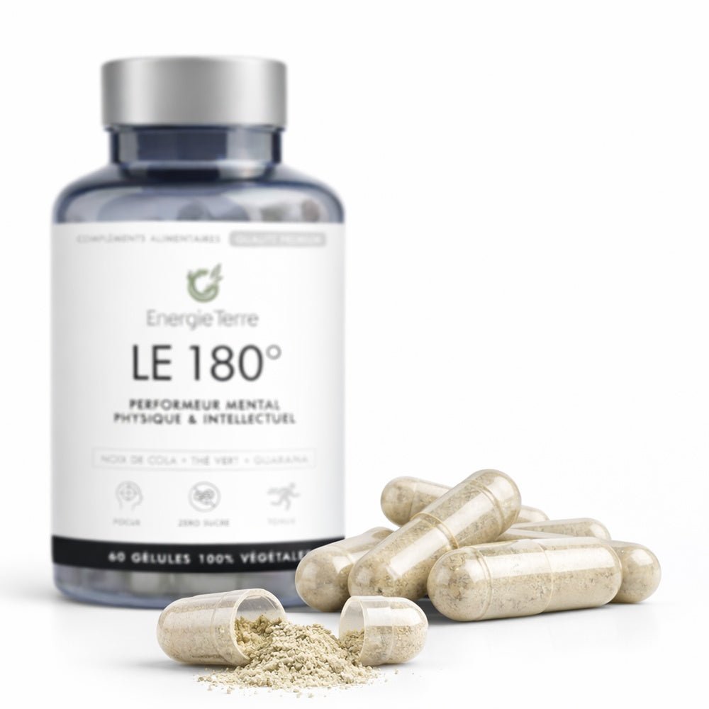 Le 180° - Booster Énergie Naturel Longue Durée - Terre et Trésors