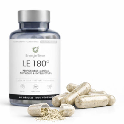 Le 180° - Booster Énergie Naturel Longue Durée - Terre et Trésors