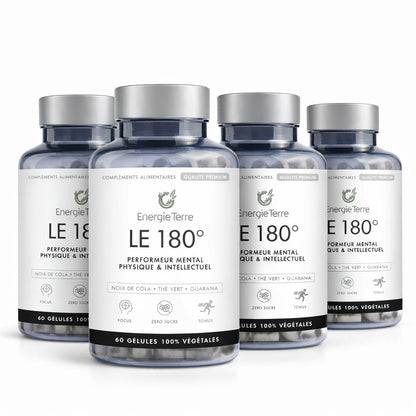 Le 180° - Booster Énergie Naturel Longue Durée - Terre et Trésors