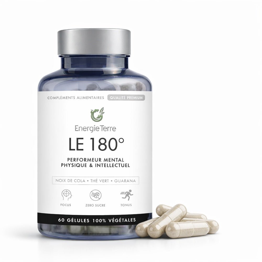 Le 180° - Booster Énergie Naturel Longue Durée - Terre et Trésors