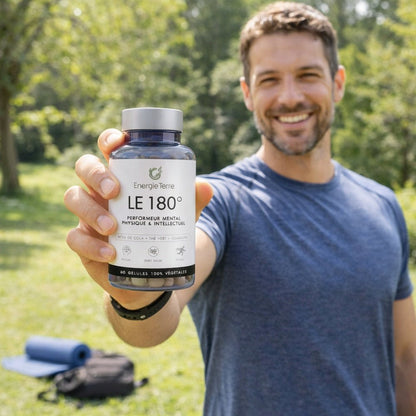 Le 180° - Booster Énergie Naturel Longue Durée - Terre et Trésors