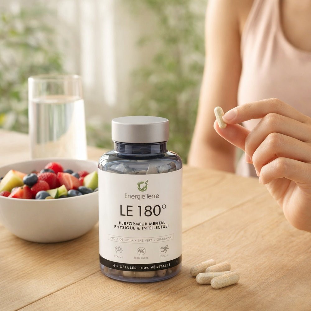 Le 180° - Booster Énergie Naturel Longue Durée - Terre et Trésors