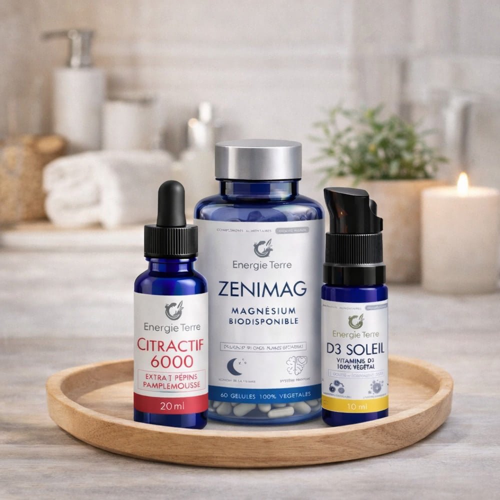 Pack Découverte Bio - Vitamine D3 Magnésium Défenses Naturelles - Terre et Trésors