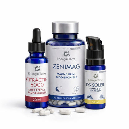 Pack Découverte Bio - Vitamine D3 Magnésium Défenses Naturelles - Terre et Trésors