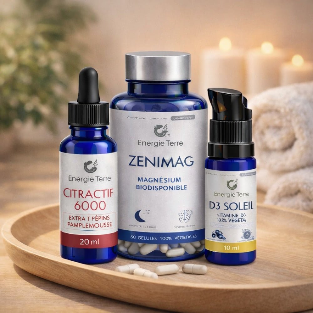 Pack Découverte Bio - Vitamine D3 Magnésium Défenses Naturelles - Terre et Trésors