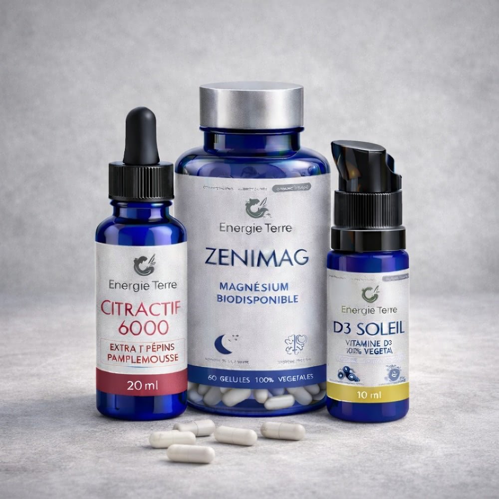 Pack Découverte Bio - Vitamine D3 Magnésium Défenses Naturelles - Terre et Trésors