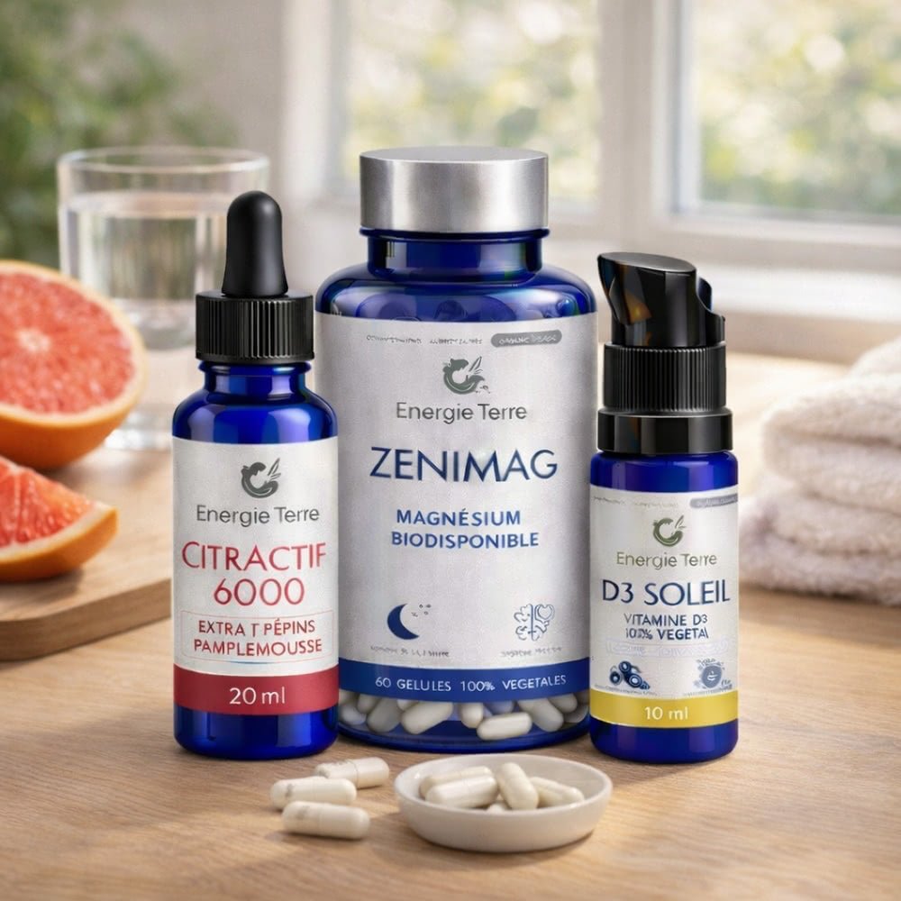 Pack Découverte Bio - Vitamine D3 Magnésium Défenses Naturelles - Terre et Trésors