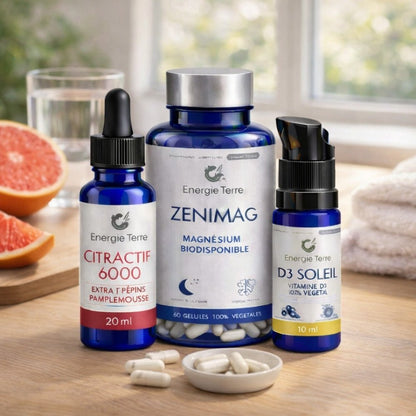 Pack Découverte Bio - Vitamine D3 Magnésium Défenses Naturelles - Terre et Trésors