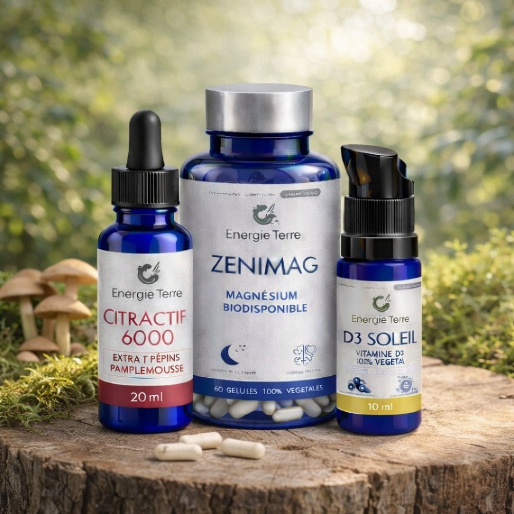 Pack Découverte Bio - Vitamine D3 Magnésium Défenses Naturelles - Terre et Trésors