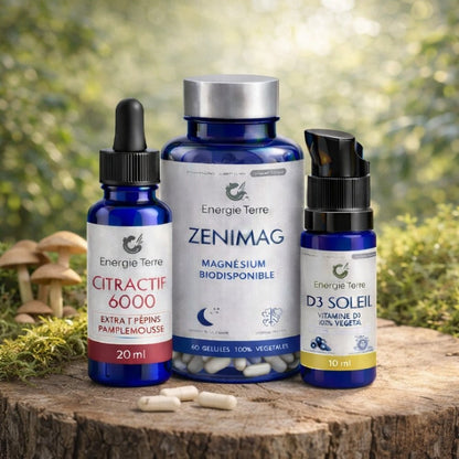 Pack Découverte Bio - Vitamine D3 Magnésium Défenses Naturelles - Terre et Trésors
