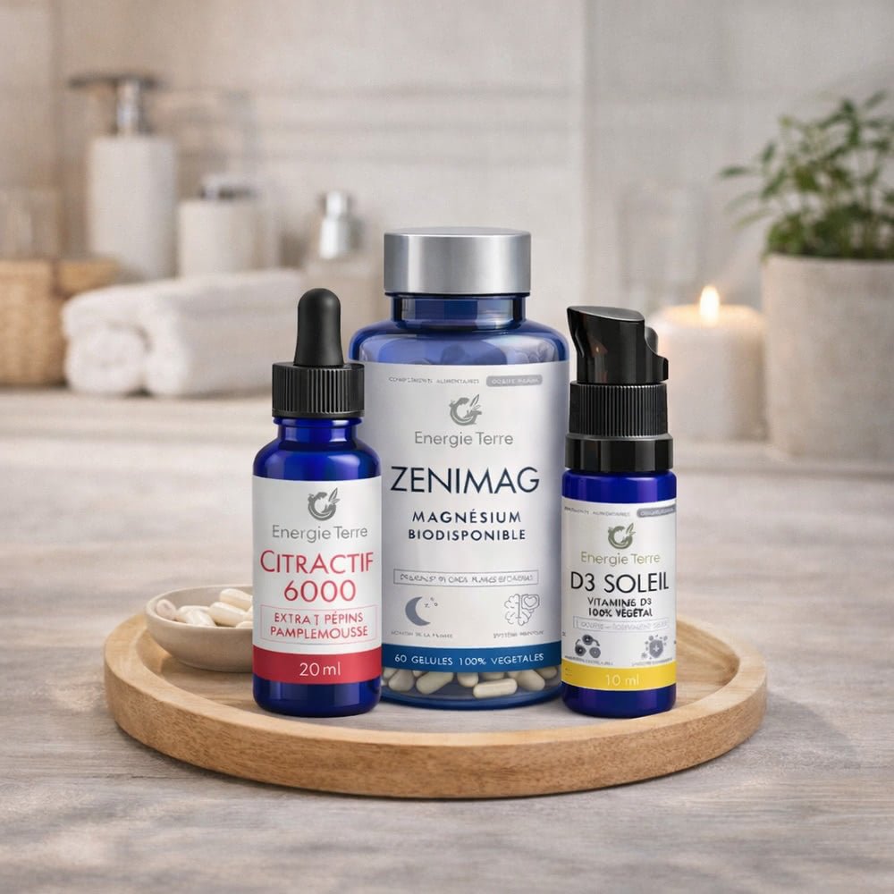 Pack Découverte Bio - Vitamine D3 Magnésium Défenses Naturelles - Terre et Trésors
