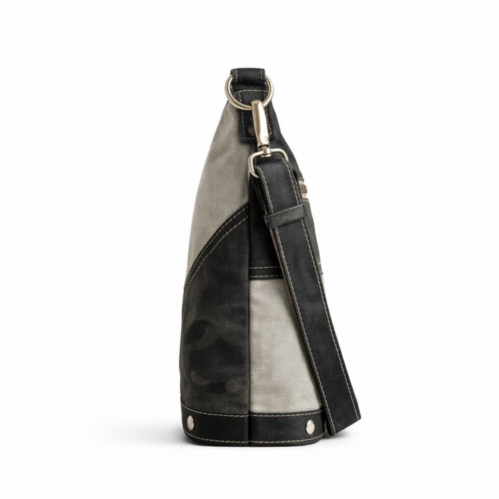 Sac Bandoulière Canvas Vintage Paris - Design Rétro Chic - Sunsa - Terre et Trésors