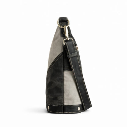 Sac Bandoulière Canvas Vintage Paris - Design Rétro Chic - Sunsa - Terre et Trésors