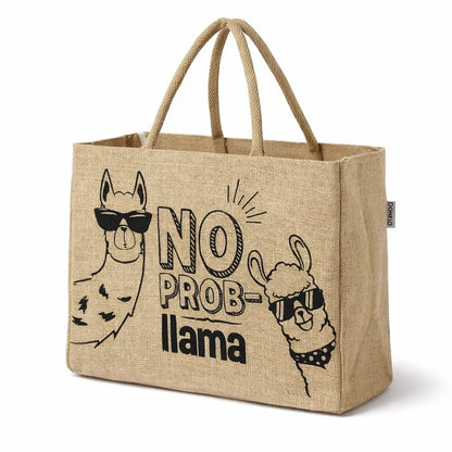 Sac en Jute Lama Humoristique | Sunsa Écologique - Terre et Trésors