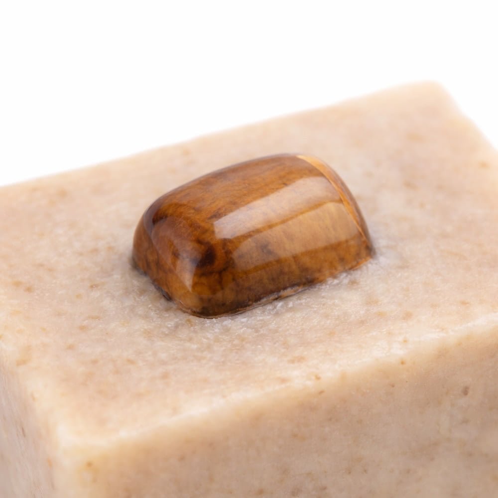 Savon Verveine Pierre Minérale 140g - Saponifié Froid Vosges - Terre et Trésors