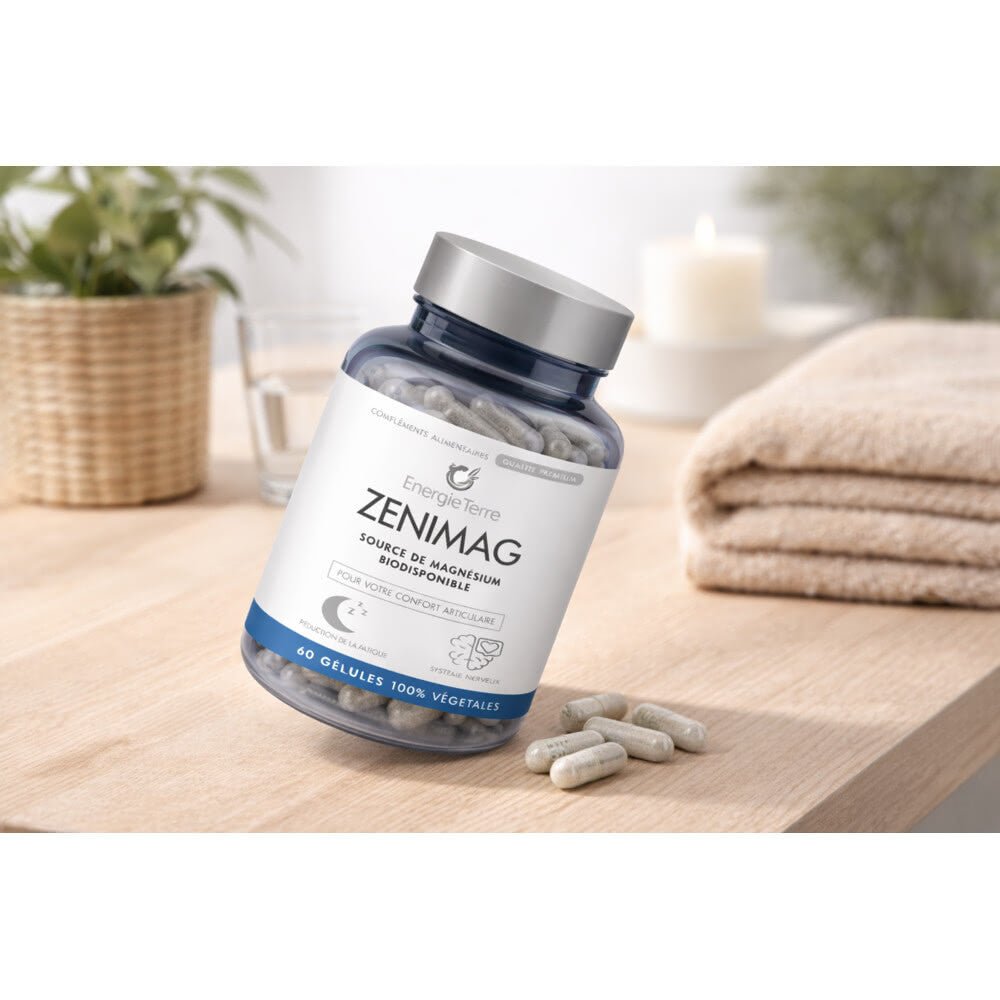 ZeniMag - Magnésium Naturel Haute Absorption - Terre et Trésors