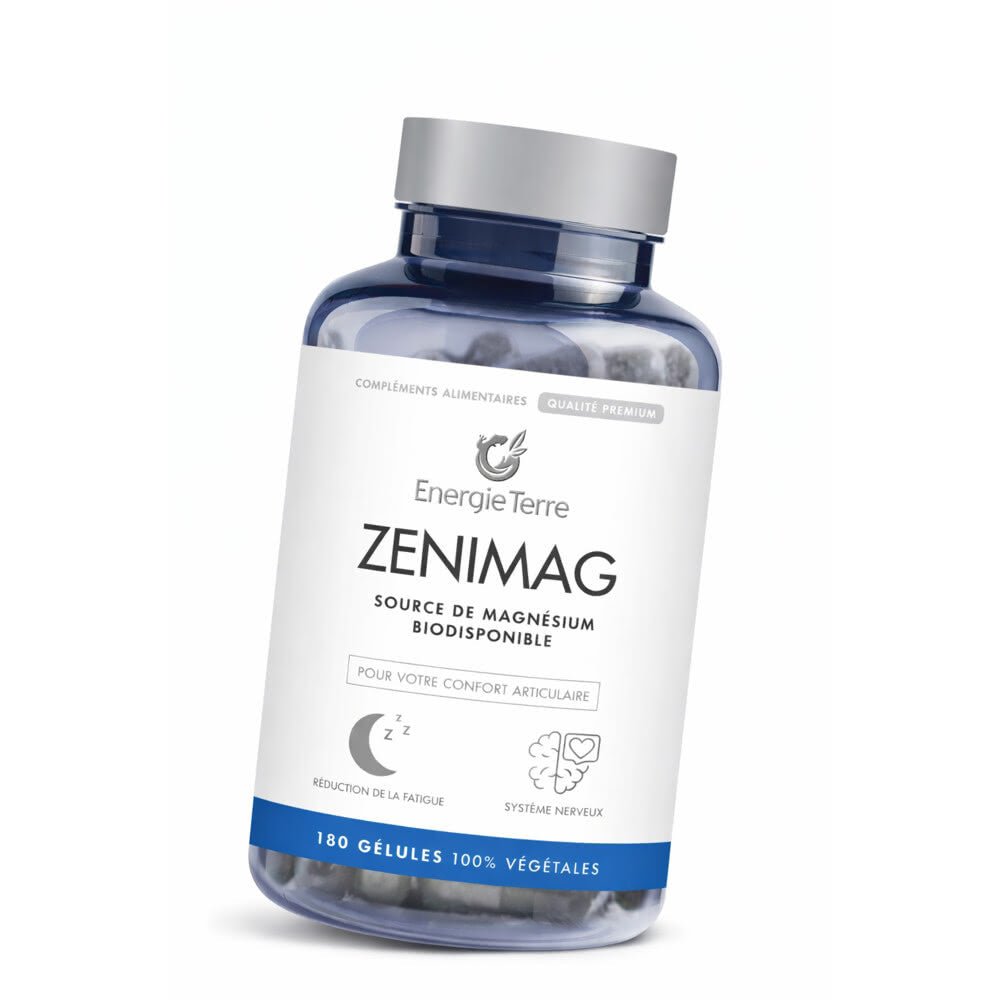 ZeniMag - Magnésium Naturel Haute Absorption - Terre et Trésors