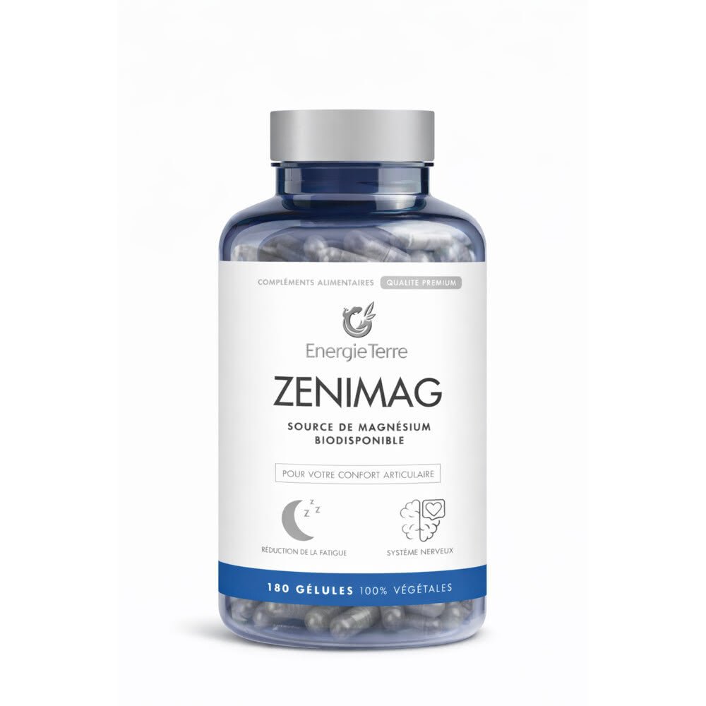 ZeniMag - Magnésium Naturel Haute Absorption - Terre et Trésors