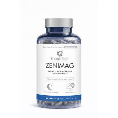 ZeniMag - Magnésium Naturel Haute Absorption - Terre et Trésors