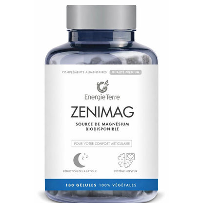 ZeniMag - Magnésium Naturel Haute Absorption - Terre et Trésors