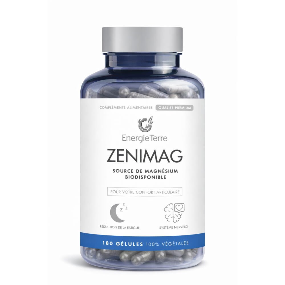 ZeniMag - Magnésium Naturel Haute Absorption - Terre et Trésors