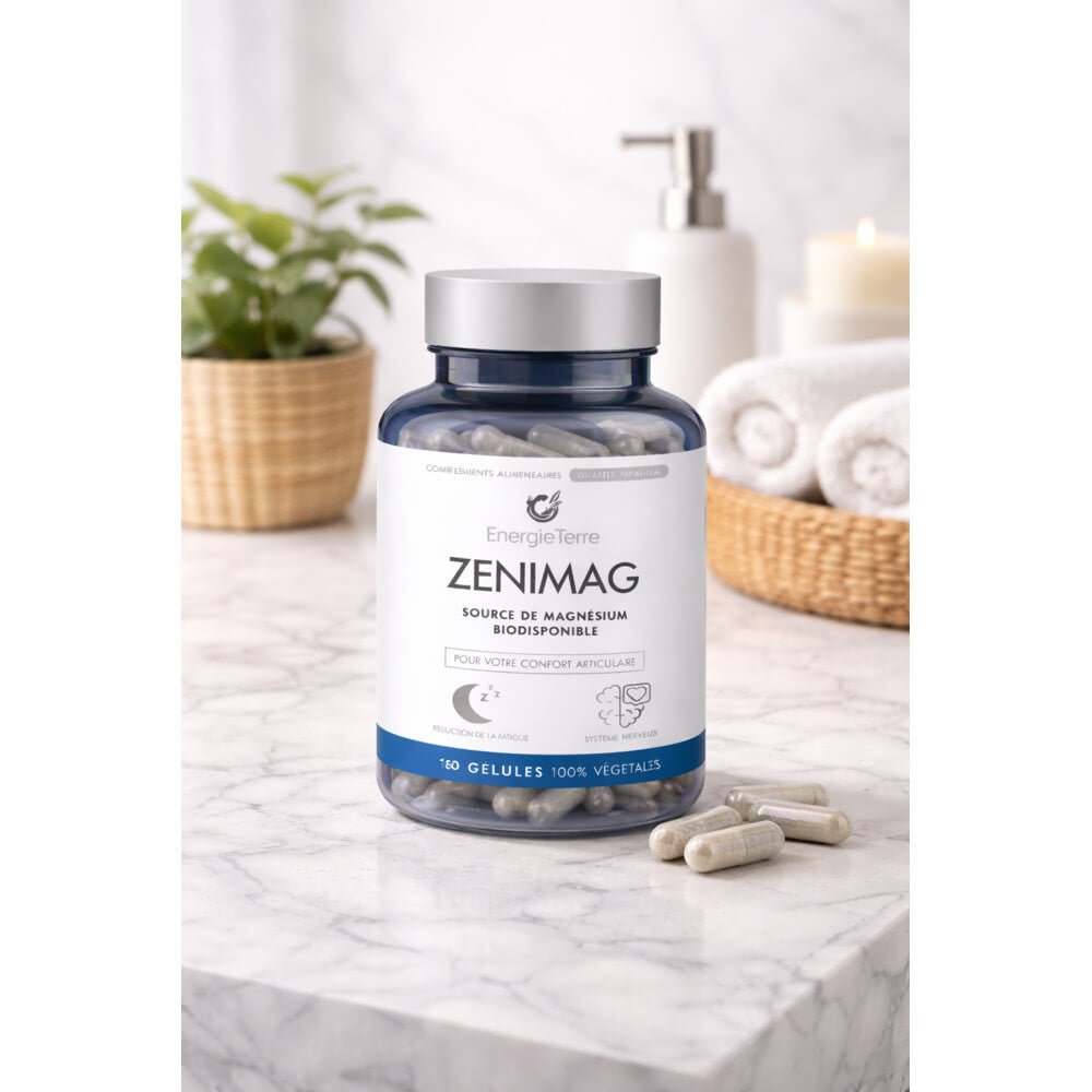 ZeniMag - Magnésium Naturel Haute Absorption - Terre et Trésors